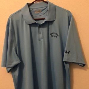 UNDER ARMOUR Polo Shirt University of San Diego- Brand New